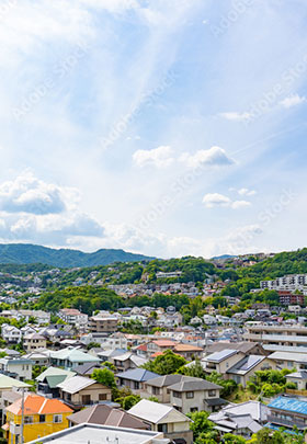 西宮の町並み